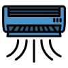 icone représentant une unité intérieure d'un système de climatisation